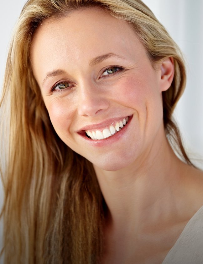 Tampa Facial Plastic Surgery model smiling